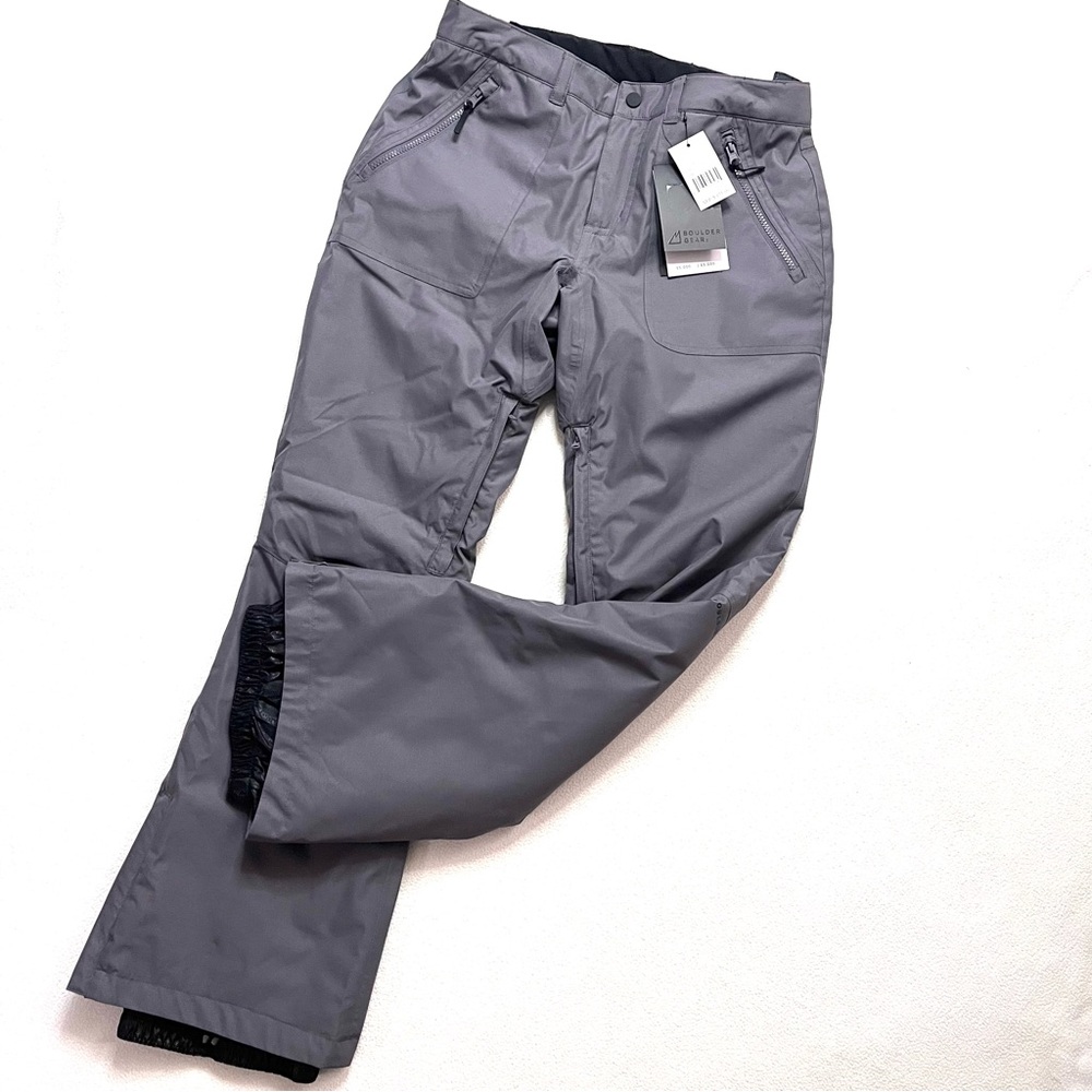 NWT Boulder Gear Cleo Insulated Snow Ski Pants in Gray (Volcanic Glass) - Sz 6